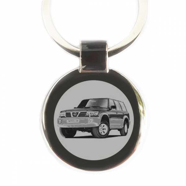 Nissan Patrol Schlüsselanhänger personalisiert mit Gravur