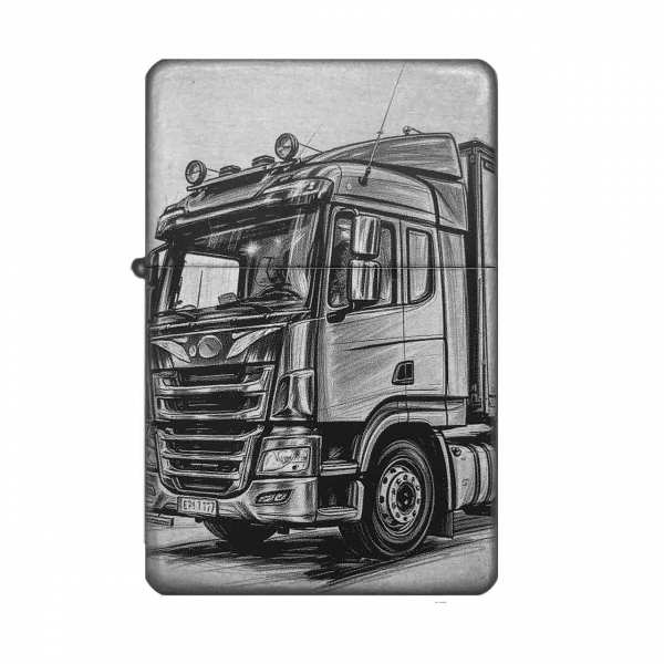 Sturmfeuerzeug "LKW-Truck" – personalisierbar