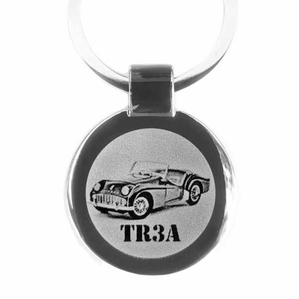 Triumph TR3A Gravur Schlüsselanhänger personalisiert