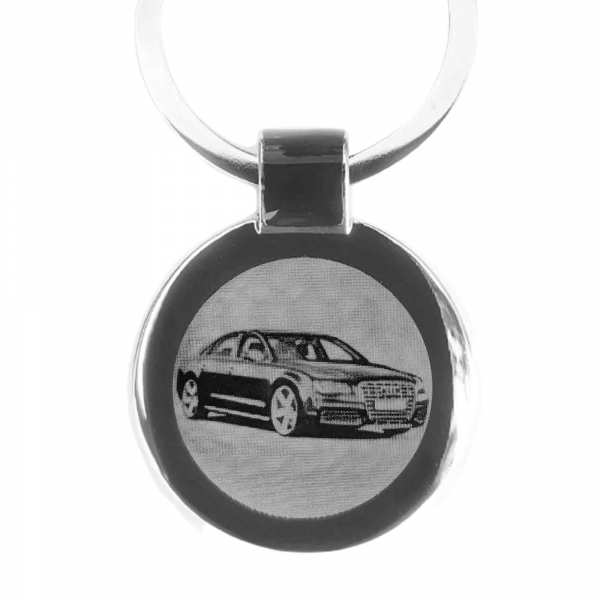 Audi S8 Schlüsselanhänger personalisiert mit Gravur