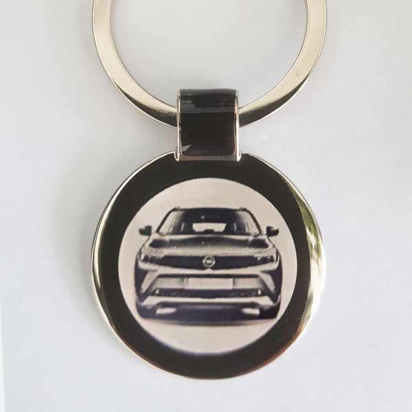 Opel Grandland ab 2021 Gravur Schlüsselanhänger personalisiert - original Fotogravur