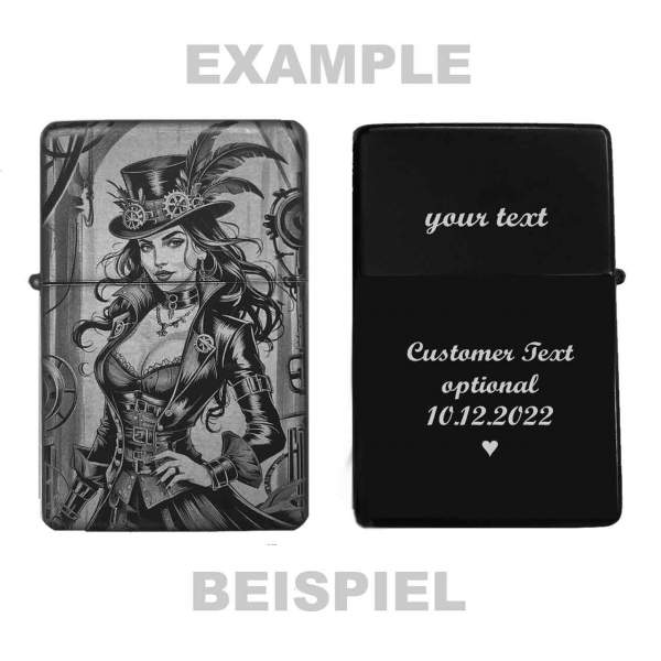 Feuerzeug Punksteam Lady – personalisierbar