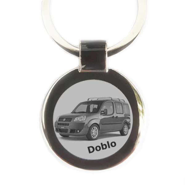 Fiat Doblo Schlüsselanhänger personalisiert mit Gravur