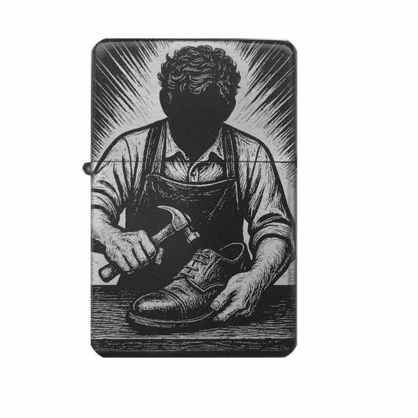 Sturmfeuerzeug "Schuster Handwerk" – personalisierbar