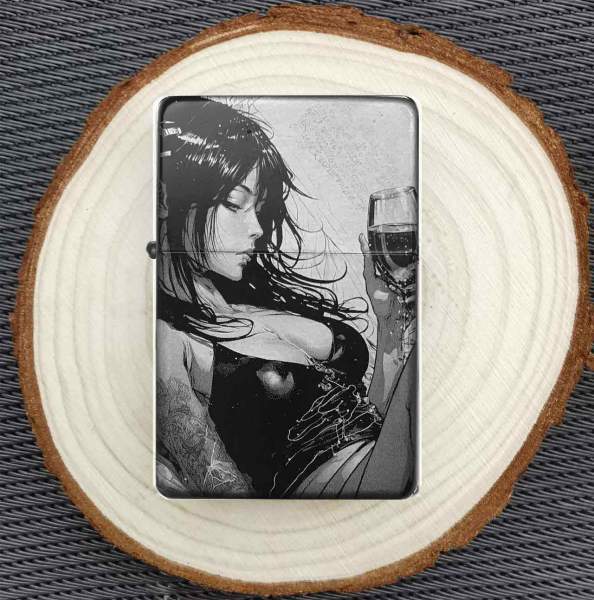 Chillen Feuerzeug mit sweet Manga-Girl-Motiv – Das perfekte Geschenk Freundinnen