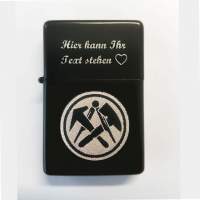 Dachdecker Zunft Wappen Berufe Gravur Feuerzeug personalisiert Dachdecker Zunft Wappen Berufe Gravur Feuerzeug personalisiert