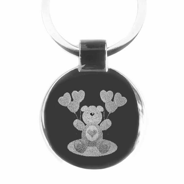 Liebes Bärchen Teddy Gravur Schlüsselanhänger personalisiert 