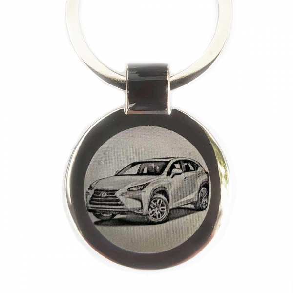 Lexus NX Schlüsselanhänger personalisiert mit Gravur