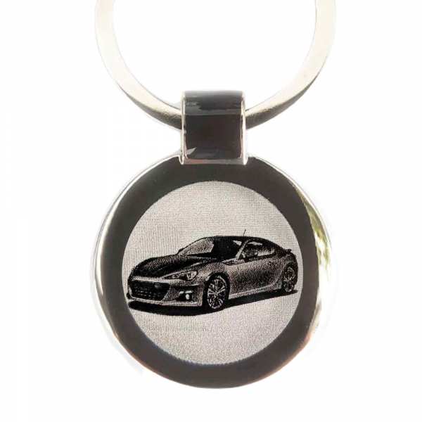 Subaru BRZ Schlüsselanhänger personalisiert