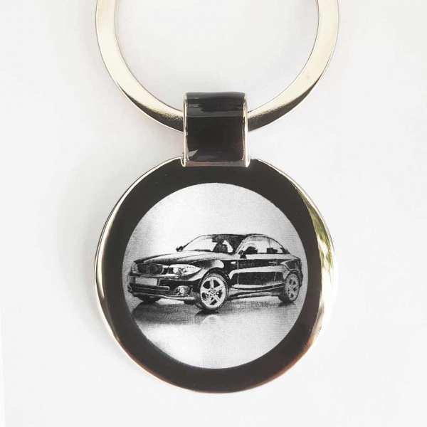 BMW 1er Coupe Schlüsselanhänger personalisiert mit Gravur