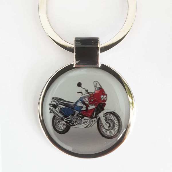Africa Twin Foto Schlüsselanhänger mit Gravur personalisiert