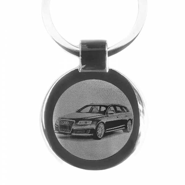 Audi A6 Avant Schlüsselanhänger personalisiert mit Gravur