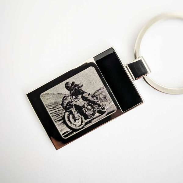 Schlüsselanhänger personalisiert Geschenkidee mit Text aus der Blacky Serie