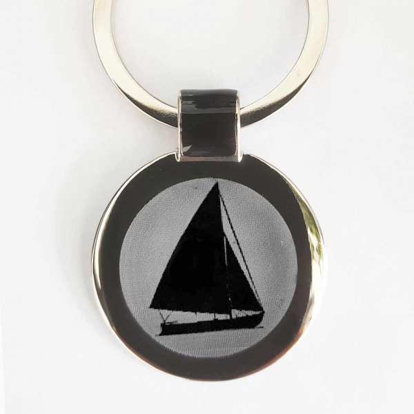 Segelschiff Schlüsselanhänger personalisiert mit Gravur