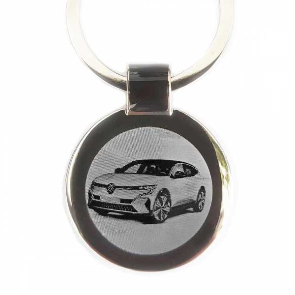Renault Megane E-Tech Schlüsselanhänger personalisiert mit Gravur