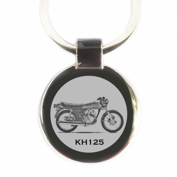 Kawasaki KH125 Schlüsselanhänger personalisiert mit Gravur