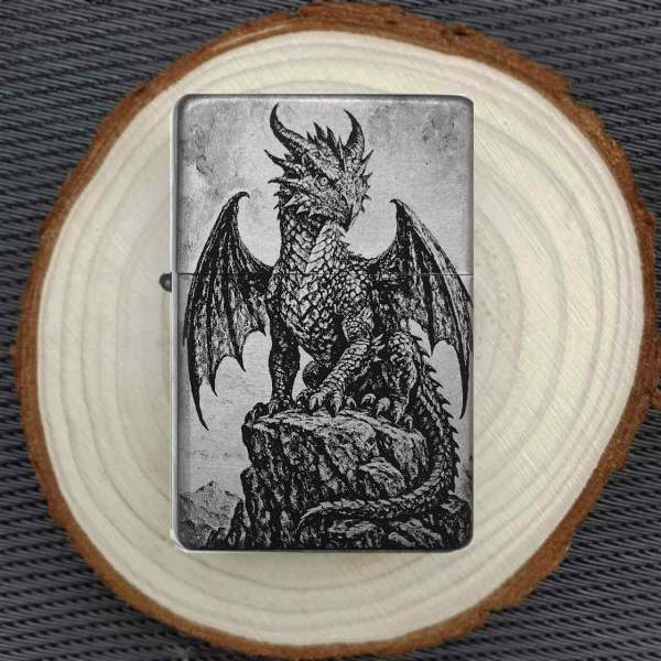 Feuerzeug Drache – Dragon – personalisierbar