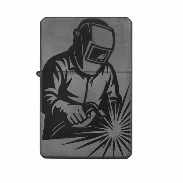 Sturmfeuerzeug "Schweißer – Berufsmotiv" – personalisierbar