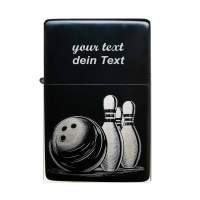 Bowling Feuerzeug mit Textgravur Bowling Feuerzeug mit Textgravur