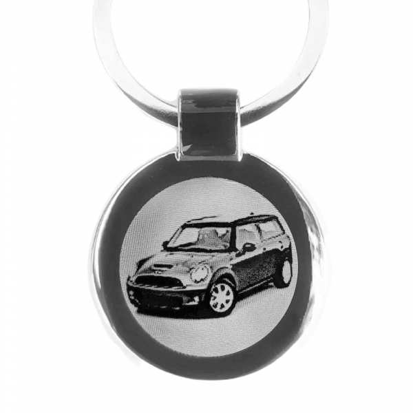 Mini Cooper Clubman Schlüsselanhänger personalisiert mit Gravur
