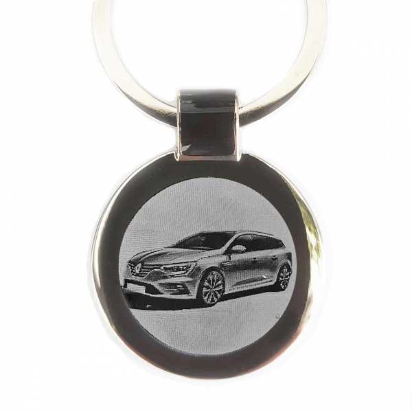 Renault Megane Grandtour Schlüsselanhänger personalisiert mit Gravur