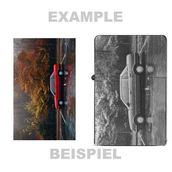 Foto Feuerzeug z.B. Auto Oldtimer Youngtimer opt. Gravur