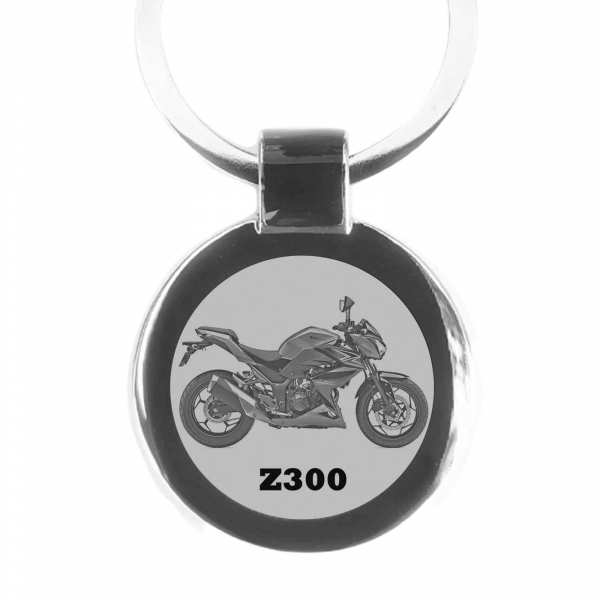 Kawasaki Z300 Schlüsselanhänger personalisiert mit Gravur