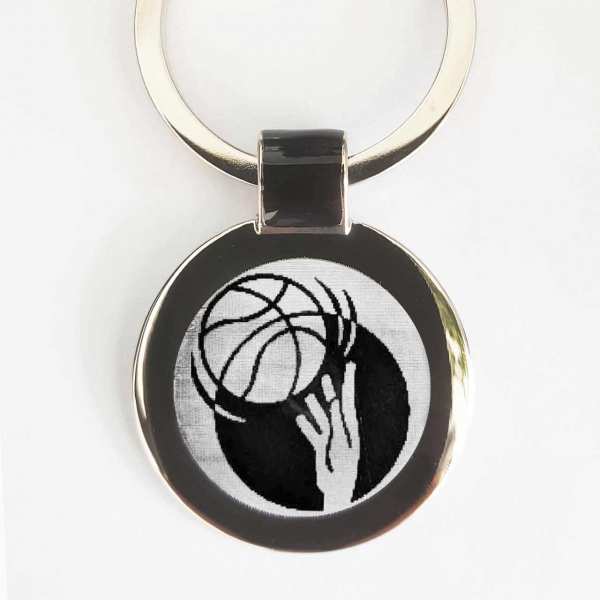 Basketball Schlüsselanhänger personalisiert - original Fotogravur