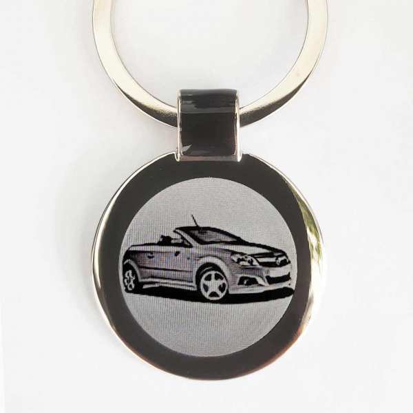 Opel Tigra Twin Top Gravur Schlüsselanhänger personalisiert - original Fotogravur