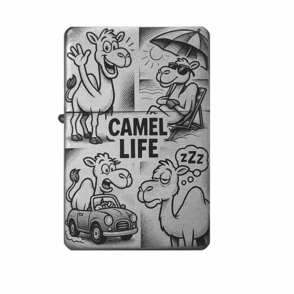 Sturmfeuerzeug "Kamel Life" – personalisierbar