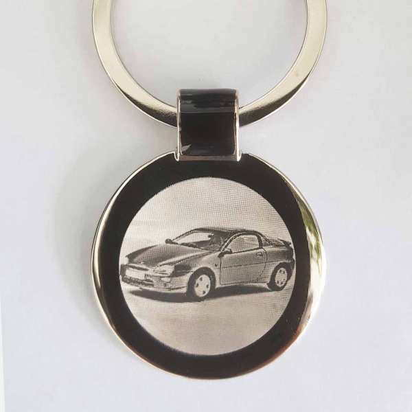 Mazda MX3 Schlüsselanhänger personalisiert mit Gravur