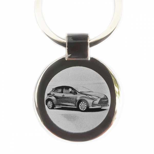 Mazda 2 Hybrid Schlüsselanhänger personalisiert mit Gravur