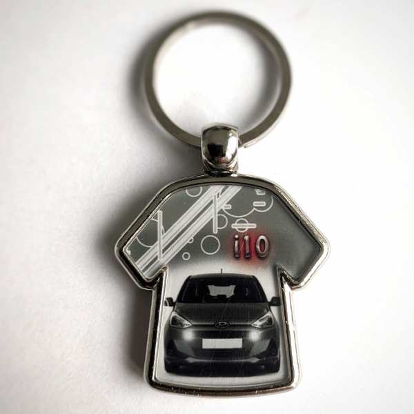 Hyundai i10 T-Shirt Schlüsselanhänger personalisiert