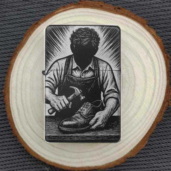 Feuerzeug Schuster Handwerk – personalisierbar