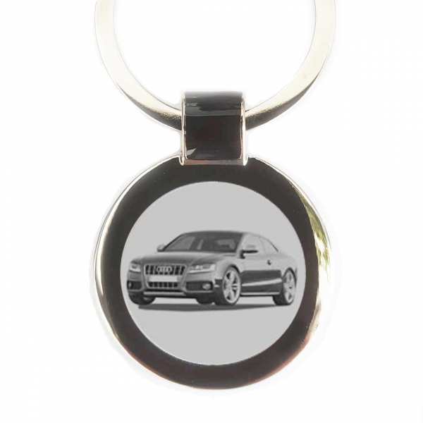 Audi S5 Auto Schlüsselanhänger personalisiert mit Gravur