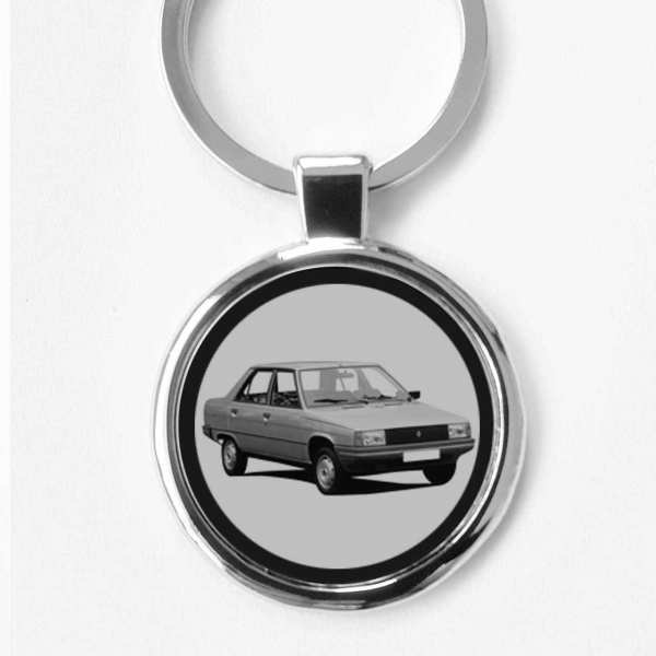 Renault 9 Auto Schlüsselanhänger mit Gravur