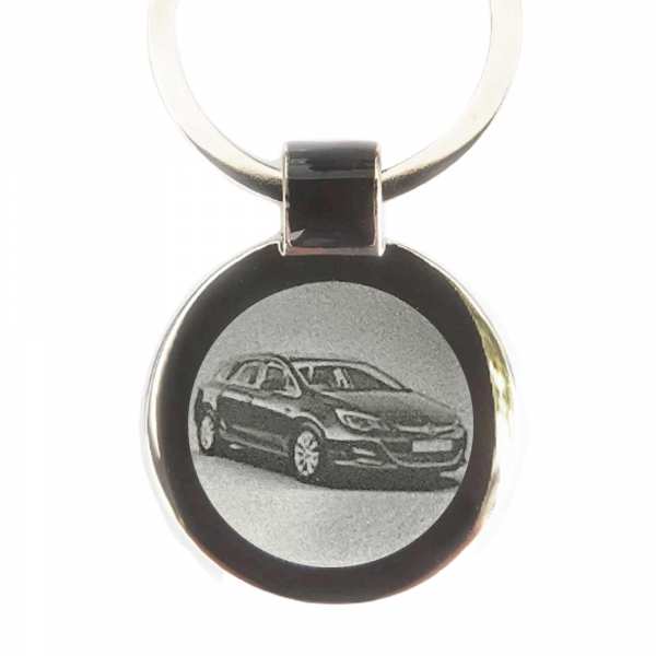 Opel Astra Sports Tourer Gravur Schlüsselanhänger personalisiert