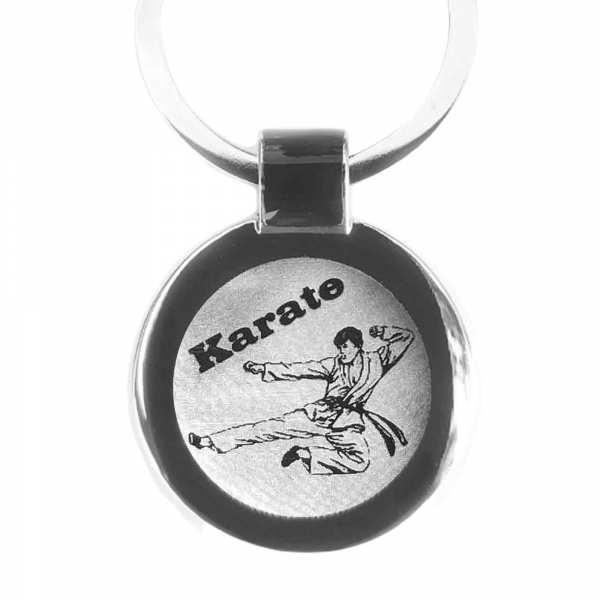 Karate Schlüsselanhänger Fotogravur 