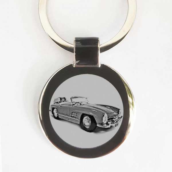 Mercedes 300SL Touring Schlüsselanhänger personalisiert mit Gravur