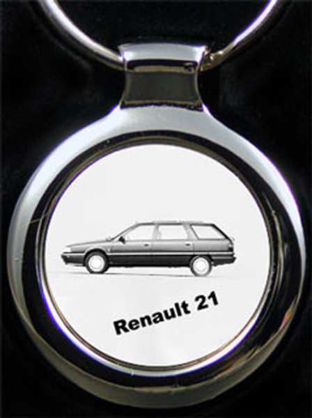 Renault 21 Auto Schlüsselanhänger personalisiert