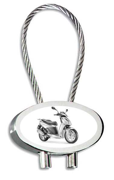 Aprilia Cube Motorrad Schlüsselanhänger mit Gravur