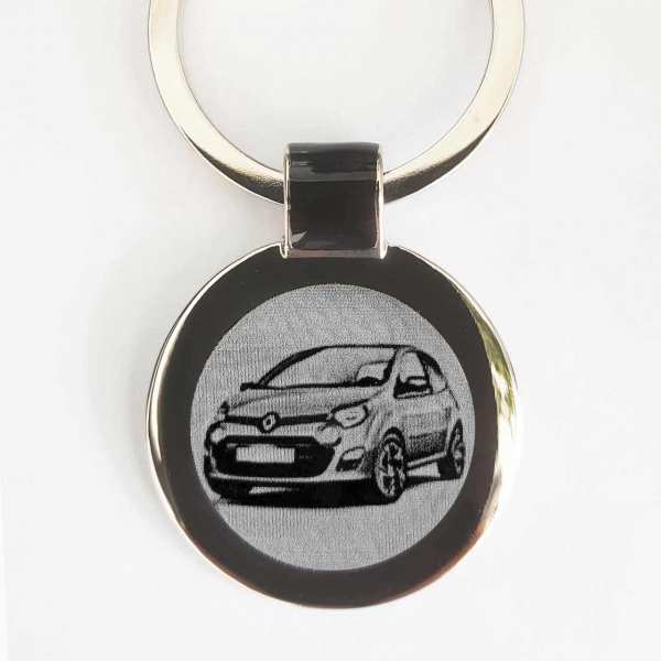 Renault Twingo Modell 2012 Schlüsselanhänger personalisiert mit Gravur