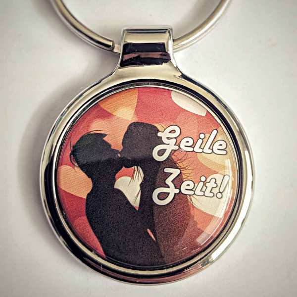 Geile Zeit Schlüsselanhänger personalisiert Freundschaft
