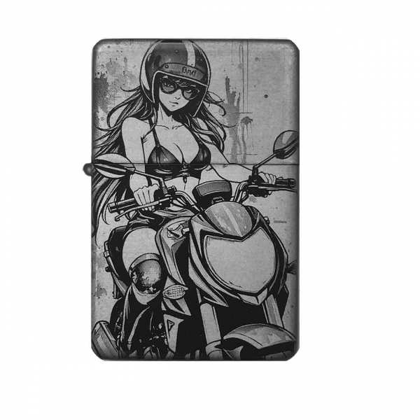 Sturmfeuerzeug "Manga Bike" – personalisierbar