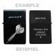 Preview: Darts arrow lighter with your own text engraving, personalized gift in the darts club