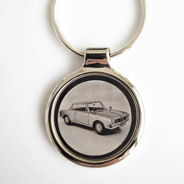 BMW 3200 Gravur Schlüsselanhänger personalisiert - original Fotogravur
