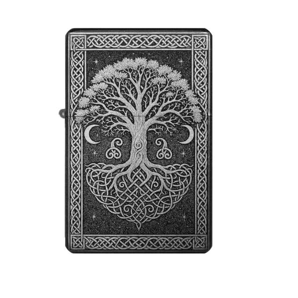 Keltischer Knoten Feuerzeug mit Gravur | optional personalisiert | Shop-Fotogravur.de