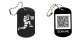Vorschau: Basketball Schlüsselanhänger personalisierbar - Dogtag auch mit QR Code oder Foto