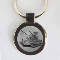 Flakpanzer Gepard Schlüsselanhänger personalisiert mit Gravur  Flakpanzer Gepard Schlüsselanhänger personalisiert mit Gravur