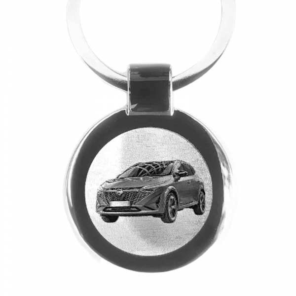 Nissan Qashqai 2024 Gravur Schlüsselanhänger personalisiert